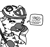 Size: 640x600 | Tagged: safe, artist:ficficponyfic, imported from derpibooru, oc, oc only, pony, zebra, colt quest, adult, eyes closed, happy, jewelry, male, mask, monochrome, necklace, old, shaman, smiling, solo, staff, stallion, story included, wood