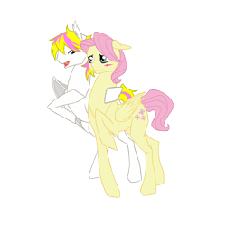 Size: 2000x2000 | Tagged: safe, artist:basykail, imported from derpibooru, fluttershy, oc, bat pony, pony, butterscotch, high res, male, rule 63, simple background, stallion, transparent background