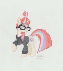 Size: 841x949 | Tagged: safe, artist:soulsliver249, imported from derpibooru, moondancer, pony, female, solo, traditional art