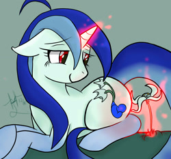 Size: 1500x1400 | Tagged: safe, artist:yoichi-hayabusa, imported from derpibooru, oc, oc only, pony, unicorn, female, glowing horn, magic, mare, solo