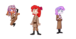 Size: 2500x1300 | Tagged: safe, artist:helloiamyourfriend, imported from derpibooru, apple bloom, scootaloo, sweetie belle, human, togruta, action pose, crossover, cutie mark crusaders, fanfic art, humanized, jedi, padawan, simple background, star wars, white background