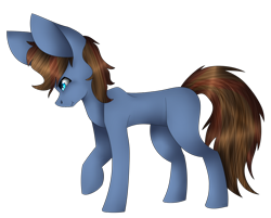 Size: 1024x824 | Tagged: safe, artist:fizzy2014, imported from derpibooru, oc, oc only, earth pony, pony, male, raised hoof, simple background, solo, stallion, transparent background