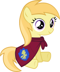 Size: 988x1200 | Tagged: safe, artist:lumorn, imported from derpibooru, noi, earth pony, pony, cmc cape, cute, female, noiabetes, simple background, solo, transparent background