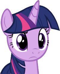 Size: 919x1140 | Tagged: safe, artist:cyanlightning, derpibooru exclusive, imported from derpibooru, twilight sparkle, pony, animated, blinking, confused, female, gif, simple background, solo, transparent background, unsure