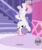 Size: 335x399 | Tagged: safe, edit, edited screencap, imported from derpibooru, screencap, sweetie belle, pony, princess twilight sparkle (episode), abuse, animated, female, gif, hub logo, loop, reversed, solo, sweetiebuse, the hub