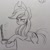 Size: 728x728 | Tagged: safe, artist:zigragirl, imported from derpibooru, applejack, pony, black and white, computer, cowboy hat, female, grayscale, hat, laptop computer, looking at you, monochrome, pencil, pencil drawing, simple background, sketch, solo, traditional art, white background