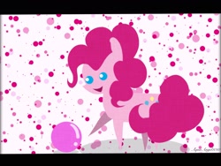 Size: 2048x1536 | Tagged: safe, artist:aquaangel1010, imported from derpibooru, pinkie pie, ball, female, pointy ponies, smiling, solo