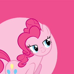 Size: 4000x4000 | Tagged: safe, artist:poniesmemes, imported from derpibooru, pinkie pie, earth pony, pony, absurd resolution, female, lidded eyes, mare, solo, vector