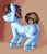 Size: 1280x1484 | Tagged: safe, artist:swiftsketchpone, imported from derpibooru, oc, oc only, oc:swift sketch, earth pony, pony, butt, dock, eyes closed, male, plot, pronking, solo, stallion