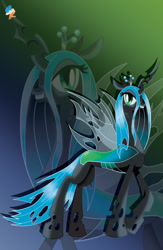Size: 587x900 | Tagged: dead source, safe, artist:stamayostudio, imported from derpibooru, queen chrysalis, changeling, female, solo
