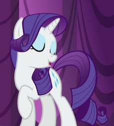 Size: 393x432 | Tagged: safe, imported from derpibooru, screencap, rarity, pony, canterlot boutique, female, mare, solo