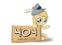 Size: 1580x1150 | Tagged: safe, artist:eternyan, imported from derpibooru, noi, 404, female, hat, http status code, shadow, simple background, solo, white background