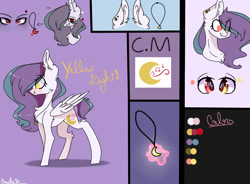 Size: 1093x804 | Tagged: safe, artist:emily-826, imported from derpibooru, oc, oc only, oc:yellow light, pegasus, pony, engrish, reference sheet, solo