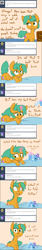 Size: 1280x7680 | Tagged: safe, artist:kryptchild, imported from derpibooru, snails, trixie, pony, unicorn, ask glitter shell, comic:when aero met glitter, absurd resolution, ask, bed, comic, female, glitter shell, mare, plushie, scared, solo, tumblr