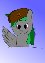 Size: 722x1011 | Tagged: safe, artist:surplusflow, imported from derpibooru, oc, oc only, pegasus, pony, female, mare, pirate, solo