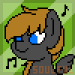 Size: 500x500 | Tagged: safe, artist:soulfulmirror, imported from derpibooru, oc, oc only, oc:romance heart, pegasus, pony, icon, pixel art, solo