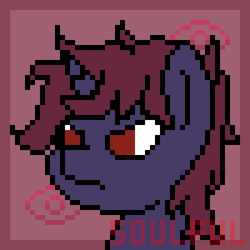 Size: 500x500 | Tagged: safe, artist:soulfulmirror, imported from derpibooru, oc, oc only, pony, unicorn, icon, pixel art, solo