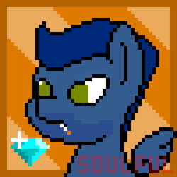 Size: 500x500 | Tagged: safe, artist:soulfulmirror, imported from derpibooru, oc, oc only, pegasus, pony, icon, pixel art, solo