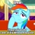 Size: 501x501 | Tagged: safe, edit, edited edit, edited screencap, imported from derpibooru, screencap, rainbow dash, pony, the saddle row review, bored, female, futurama, image macro, meme, reaction image, solo