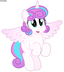 Size: 4444x5000 | Tagged: safe, artist:an-tonio, derpibooru exclusive, imported from derpibooru, princess flurry heart, pony, absurd resolution, cute, female, flurrybetes, older, simple background, solo, transparent background, vector