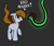 Size: 1280x1072 | Tagged: safe, artist:neuro, imported from derpibooru, oc, oc only, oc:littlepip, pony, snake, unicorn, fallout equestria, afro, clothes, comic, danger noodle, fanfic, fanfic art, female, filly, glow, glowing, gray background, hooves, horn, mutation, open mouth, pun, rad, radiated, radiation, raised hoof, simple background, snake tail, sunglasses, surprised, tongue out, wide eyes, wig