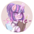 Size: 600x600 | Tagged: safe, artist:sugarcubeee, imported from derpibooru, twilight sparkle, pony, book, female, glasses, glowing horn, levitation, looking at you, magic, notebook, obtrusive watermark, pencil, smiling, solo, telekinesis, watermark