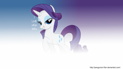 Size: 1920x1080 | Tagged: safe, artist:penguinsn1fan, artist:tim015, imported from derpibooru, rarity, pony, unicorn, cover, female, looking at you, madonna, mare, parody, raised hoof, solo, vector