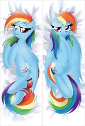 Size: 750x1113 | Tagged: artist needed, safe, artist:nicole gauss, imported from derpibooru, rainbow dash, pony, body pillow, body pillow design, female, solo