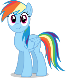 Size: 3750x4450 | Tagged: safe, artist:tomfraggle, imported from derpibooru, rainbow dash, pony, absurd resolution, female, simple background, smiling, solo, transparent background, vector