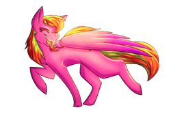 Size: 2100x1400 | Tagged: safe, artist:bluekoi-png, imported from derpibooru, oc, oc only, pegasus, pony, female, mare, open mouth, simple background, solo, transparent background