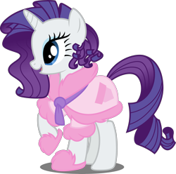 Size: 5000x4955 | Tagged: safe, artist:dashiesparkle, imported from derpibooru, rarity, pony, suited for success, .svg available, absurd resolution, bathrobe, clothes, cute, female, raised hoof, raribetes, robe, simple background, solo, transparent background, vector