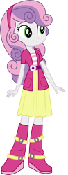 Size: 2115x5404 | Tagged: safe, artist:masem, imported from derpibooru, sweetie belle, equestria girls, rainbow rocks, absurd resolution, boots, cute, diasweetes, female, high heel boots, high res, simple background, smiling, solo, transparent background, vector