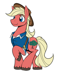 Size: 500x630 | Tagged: safe, artist:ask-scifresh-pony, imported from derpibooru, oc, oc only, oc:scifresh, earth pony, pony, simple background, solo