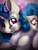 Size: 1024x1365 | Tagged: safe, artist:kittenthelonley, imported from derpibooru, dj pon-3, vinyl scratch, pony, female, fluffy, smiling, solo