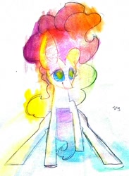 Size: 786x1074 | Tagged: safe, artist:awhitesheep, imported from derpibooru, pinkie pie, pony, female, solo, windswept mane