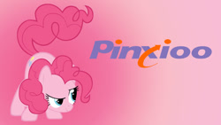 Size: 900x506 | Tagged: safe, artist:fikran0582, artist:laptosic, imported from derpibooru, pinkie pie, axioo, female, logo, solo