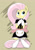 Size: 750x1064 | Tagged: safe, artist:meowmavi, imported from derpibooru, fluttershy, pony, bipedal, clothes, cute, ear fluff, female, fluttermaid, gloves, hooves together, maid, shyabetes, solo, stockings