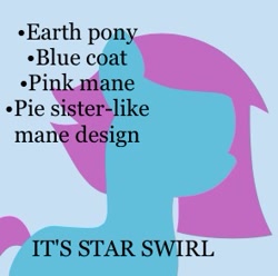 Size: 295x293 | Tagged: safe, derpibooru exclusive, imported from derpibooru, star swirl, blue background, coincidence, derpibooru background pony icon, icon, simple background, solo