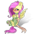 Size: 2048x2048 | Tagged: safe, artist:colorbrush, imported from derpibooru, fluttershy, bell, bell collar, blushing, clothes, collar, female, heart eyes, lip bite, ribbon, simple background, socks, solo, transparent background, wingding eyes