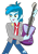 Size: 1600x2263 | Tagged: safe, artist:jucamovi1992, imported from derpibooru, thunderbass, equestria girls, background human, guitar, male, solo