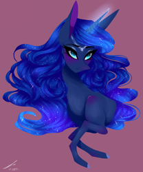 Size: 1024x1229 | Tagged: safe, artist:jgreti, imported from derpibooru, princess luna, female, simple background, solo