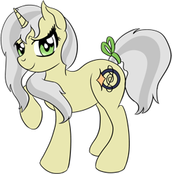 Size: 1750x1762 | Tagged: safe, artist:datapony, imported from derpibooru, oc, oc only, oc:pristine white, pony, unicorn, female, mare, raised hoof, simple background, solo, transparent background