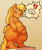 Size: 1042x1254 | Tagged: safe, artist:fornicata, artist:weatherly, imported from derpibooru, applejack, earth pony, pony, applebucking thighs, applefat, bipedal, blushing, exclamation point, fat, female, gritted teeth, mare, missing cutie mark, scale, shocked, solo, sweat, thunder thighs, weight gain