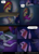 Size: 800x1120 | Tagged: safe, artist:g-glory, imported from derpibooru, rarity, sunset shimmer, twilight sparkle, comic:up late, equestria girls, rainbow rocks, alternate clothes, alternate costumes, blushing, blushing profusely, clothes, comic, female, hug, lesbian, manga, pajamas, scene interpretation, shipping, sunsetsparkle