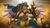 Size: 4000x2250 | Tagged: safe, artist:eztp, imported from derpibooru, princess celestia, anthro, absurd resolution, armor, crepuscular rays, female, looking at you, shield, solo, spear, spread wings, warrior celestia, weapon