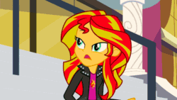 Size: 800x450 | Tagged: safe, imported from derpibooru, screencap, fluttershy, rainbow dash, rarity, sunset shimmer, equestria girls, rainbow rocks, animated, female, gif