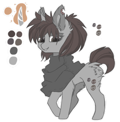 Size: 1450x1466 | Tagged: safe, artist:hiccupsdoesart, deleted from derpibooru, imported from derpibooru, oc, oc only, oc:capper, fallout equestria, reference sheet, simple background, solo, transparent background
