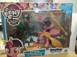 Size: 1440x1068 | Tagged: safe, imported from derpibooru, twilight sparkle, alicorn, changeling, pony, dreamworks face, guardians of harmony, toy, twilight sparkle (alicorn)