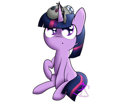 Size: 7000x6000 | Tagged: safe, artist:lyres-art, imported from derpibooru, smarty pants, twilight sparkle, pony, unicorn, :o, absurd resolution, doll, female, filly, open mouth, simple background, solo, toy, transparent background, younger