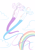 Size: 2480x3507 | Tagged: safe, artist:twidasher, imported from derpibooru, rainbow dash, twilight sparkle, twilight sparkle (alicorn), alicorn, pegasus, pony, duo, eyes closed, female, flying, lesbian, rainbow, shipping, speed trail, twidash